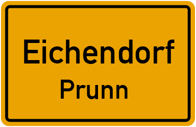 Straßenverzeichnis Eichendorf Prunn