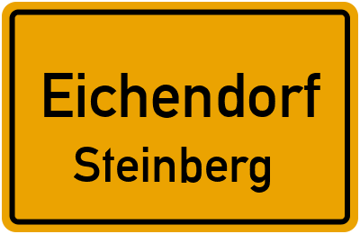 Straßenverzeichnis Eichendorf Steinberg