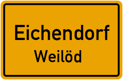 Straßenverzeichnis Eichendorf Weilöd