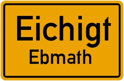 Straßenverzeichnis Eichigt Ebmath