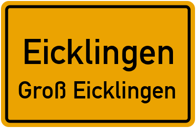 Straßenverzeichnis Eicklingen Groß Eicklingen