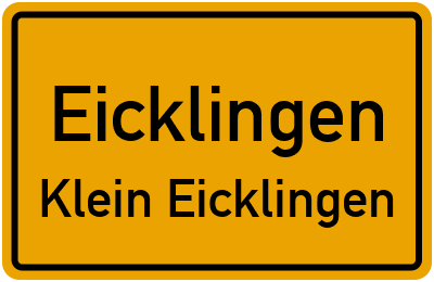 Straßenverzeichnis Eicklingen Klein Eicklingen