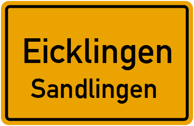 Straßenverzeichnis Eicklingen Sandlingen