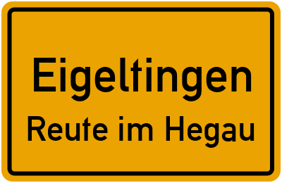 Straßenverzeichnis Eigeltingen Reute im Hegau