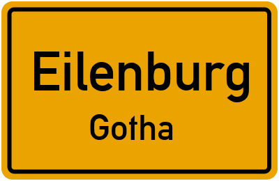 Straßenverzeichnis Eilenburg Gotha