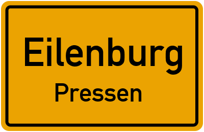 Straßenverzeichnis Eilenburg Pressen