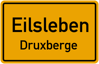 Straßenverzeichnis Eilsleben Druxberge