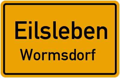 Straßenverzeichnis Eilsleben Wormsdorf