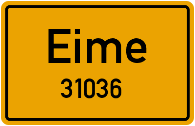31036 Eime Straßenverzeichnis: Alle Straßen in 31036