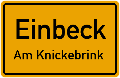 Straßenverzeichnis Einbeck Am Knickebrink