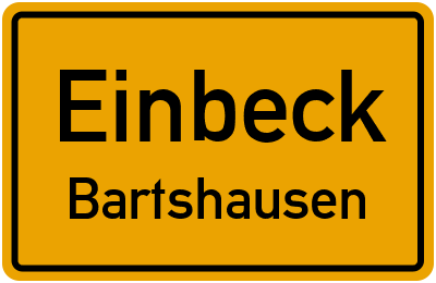 Straßenverzeichnis Einbeck Bartshausen