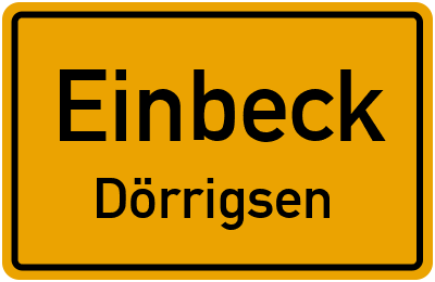 Straßenverzeichnis Einbeck Dörrigsen