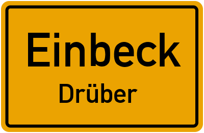 Straßenverzeichnis Einbeck Drüber