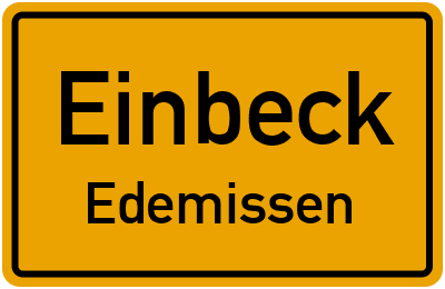 Straßenverzeichnis Einbeck Edemissen
