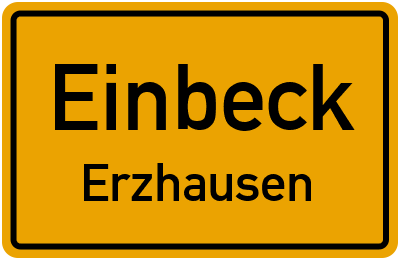 Straßenverzeichnis Einbeck Erzhausen
