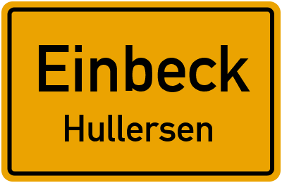 Straßenverzeichnis Einbeck Hullersen