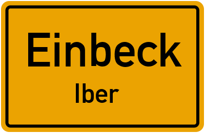 Straßenverzeichnis Einbeck Iber