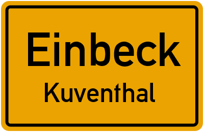 Straßenverzeichnis Einbeck Kuventhal