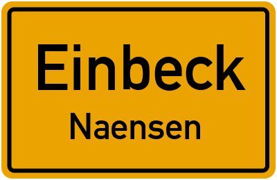 Straßenverzeichnis Einbeck Naensen