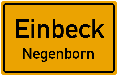 Straßenverzeichnis Einbeck Negenborn