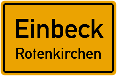 Straßenverzeichnis Einbeck Rotenkirchen