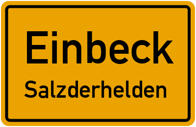 Straßenverzeichnis Einbeck Salzderhelden