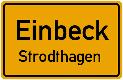 Straßenverzeichnis Einbeck Strodthagen