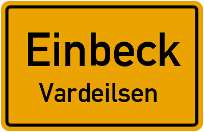Straßenverzeichnis Einbeck Vardeilsen
