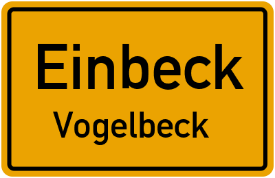 Straßenverzeichnis Einbeck Vogelbeck