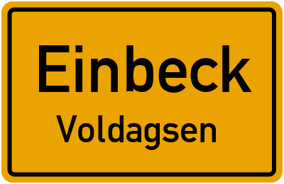 Straßenverzeichnis Einbeck Voldagsen