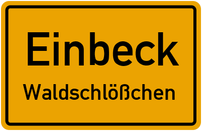 Straßenverzeichnis Einbeck Waldschlößchen