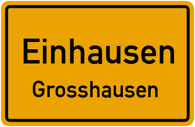 Straßenverzeichnis Einhausen Grosshausen