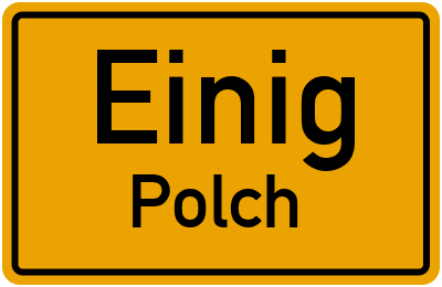 Straßenverzeichnis Einig Polch