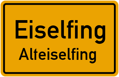 Straßenverzeichnis Eiselfing Alteiselfing