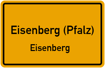 Straßenverzeichnis Eisenberg (Pfalz) Eisenberg