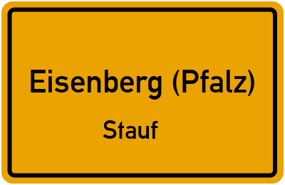 Straßenverzeichnis Eisenberg (Pfalz) Stauf