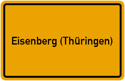 Branchenbuch Eisenberg (Thüringen), Thüringen