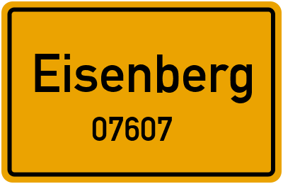 Straßenverzeichnis für 07607 Eisenberg