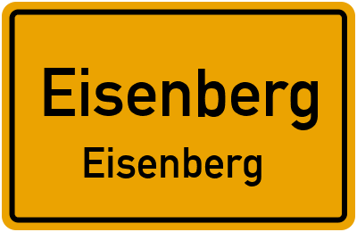 Straßenverzeichnis Eisenberg Eisenberg