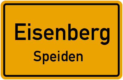 Straßenverzeichnis Eisenberg Speiden