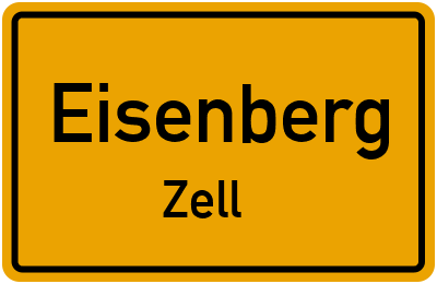 Straßenverzeichnis Eisenberg Zell