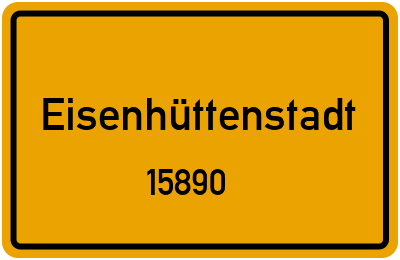 15890 Eisenhüttenstadt