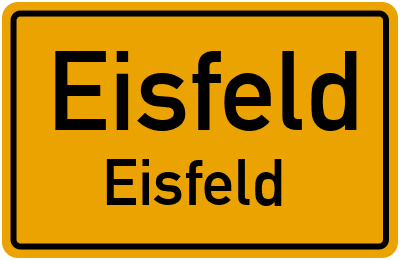 Straßenverzeichnis Eisfeld Eisfeld
