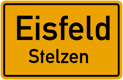 Straßenverzeichnis Eisfeld Stelzen