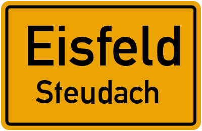 Straßenverzeichnis Eisfeld Steudach
