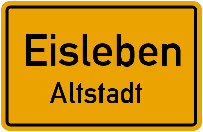 Straßenverzeichnis Eisleben Altstadt
