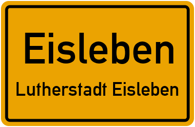 Straßenverzeichnis Eisleben Lutherstadt Eisleben