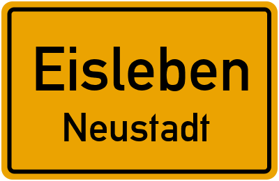 Straßenverzeichnis Eisleben Neustadt