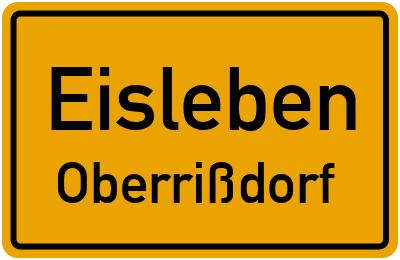Straßenverzeichnis Eisleben Oberrißdorf