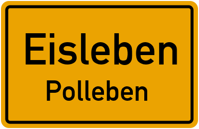 Straßenverzeichnis Eisleben Polleben